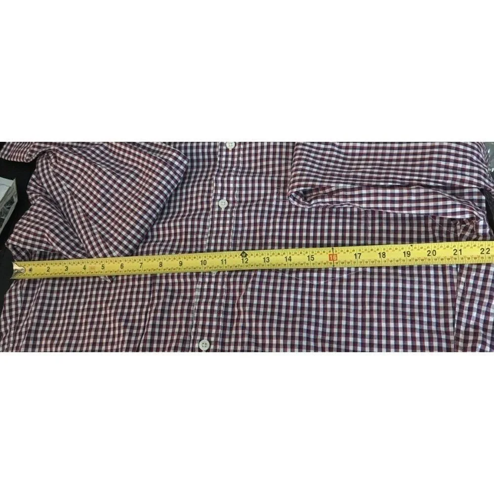 J Crew Button Down Shirt Multicolor Plaid Classic Men Long Sleeve Size Large NWT